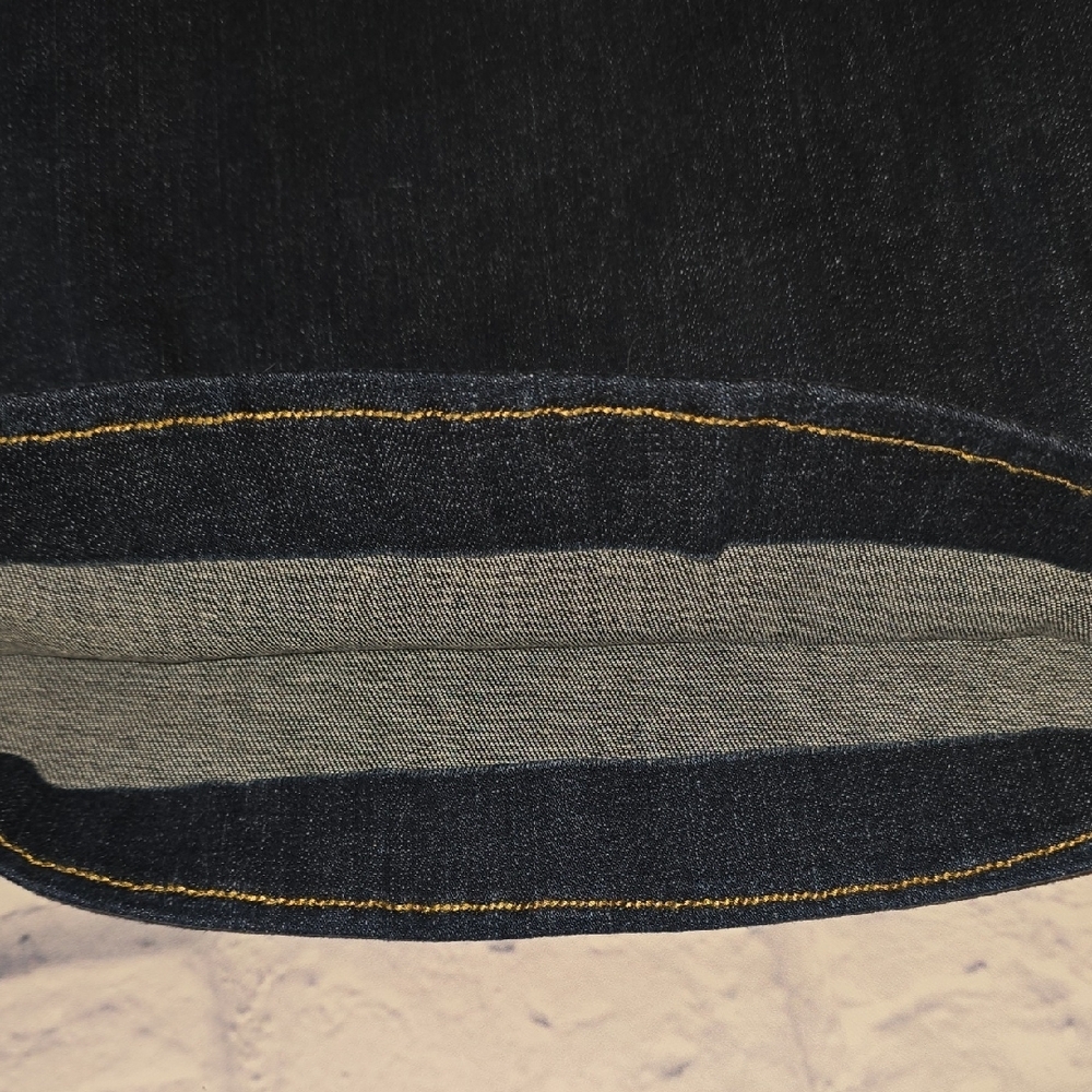 SPANX Dark Blue Flare Jeans 2X (22-24) **LIKE NEW** - Picture 10 of 11